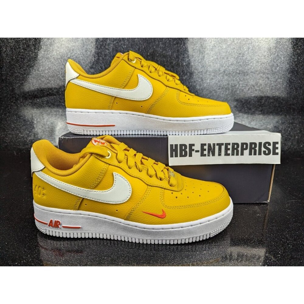 Nike Air Force 1 07 SE AF1 40th Anniversary Yellow Ochre Women's Size 8 …